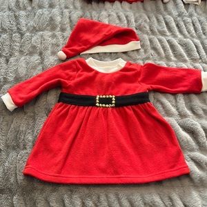 Mrs Clause dress adorable brand new size 2-4 month